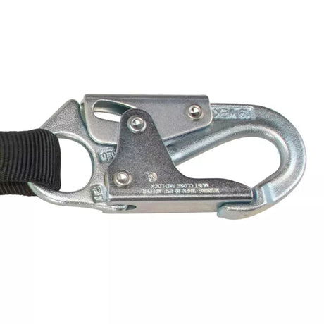 18″ D-ring Extender: Snap Hook, D-ring Safewaze