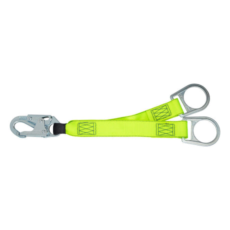 18″ D-ring Extender: Snap Hook, 2 D-rings Safewaze