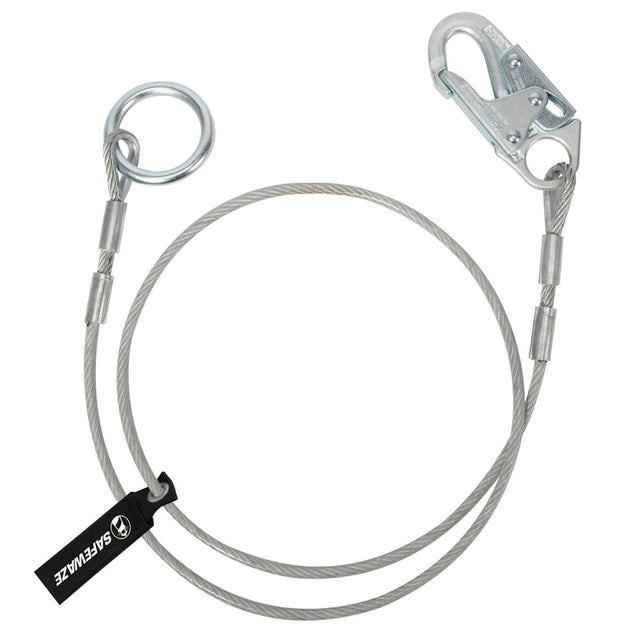3'/6'/8'/10' Cable Extender: Snap Hook Safewaze