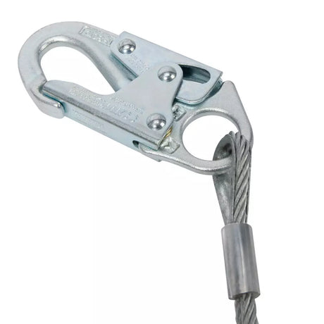 3'/6'/8'/10' Cable Extender: Snap Hook Safewaze