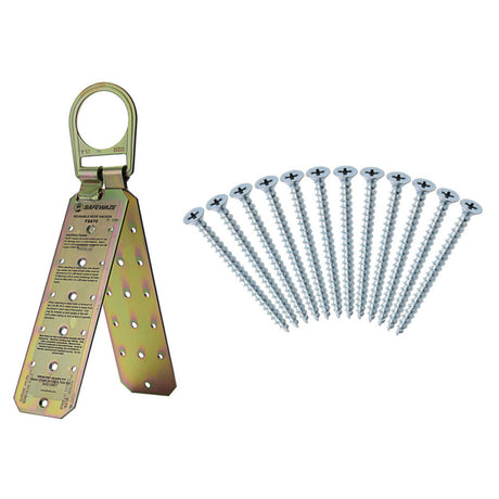 Reusable Roof Anchor FS870S Safewaze Reusable Roof Anchor w/ 12pc Sheet Metal Screws