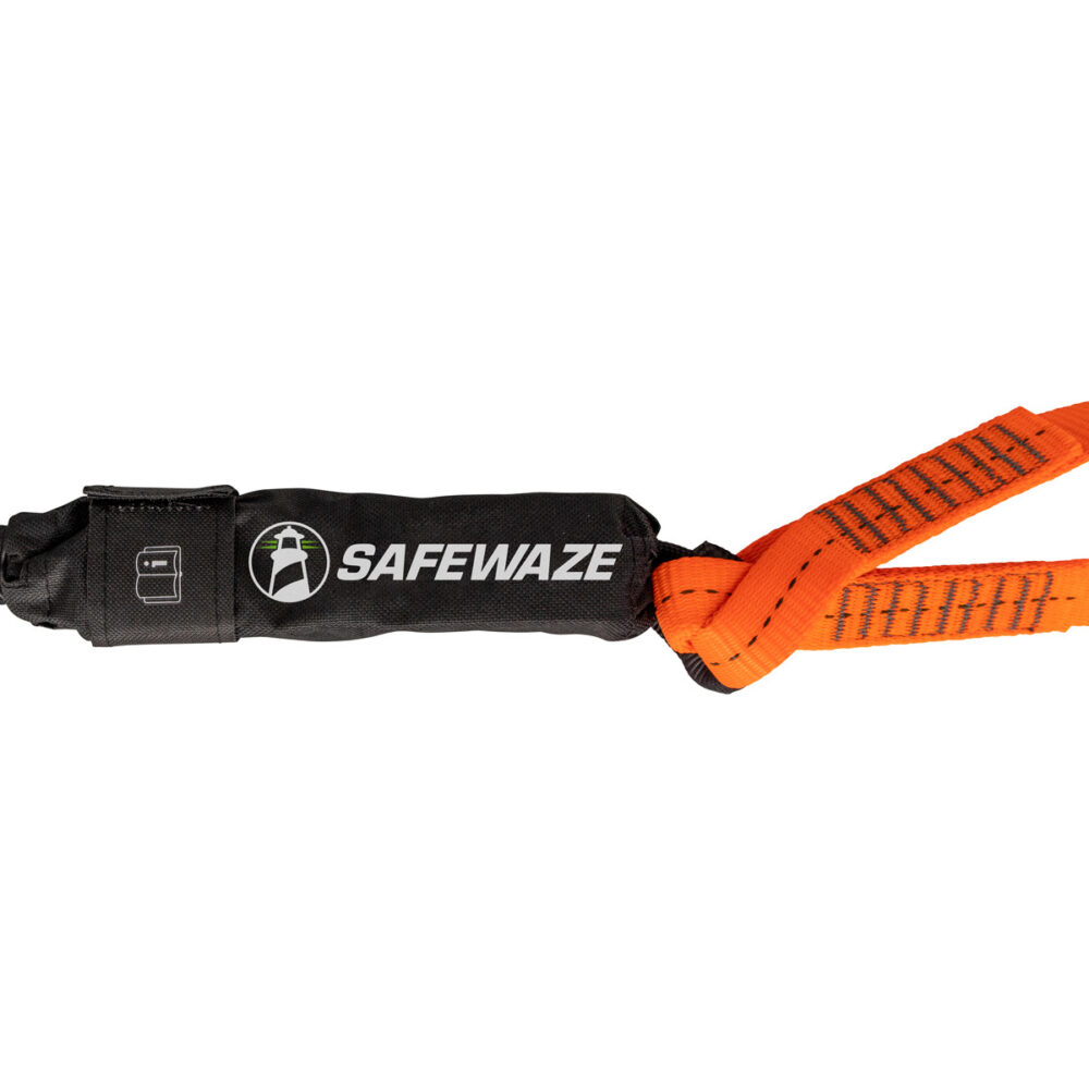 V-Line 6′ Energy Absorbing Lanyard: Dual Leg, Rebar Hooks Safewaze