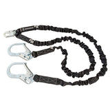 V-Line 6′ Internal Energy Absorbing Lanyard: Dual Leg, Rebar Hooks Safewaze