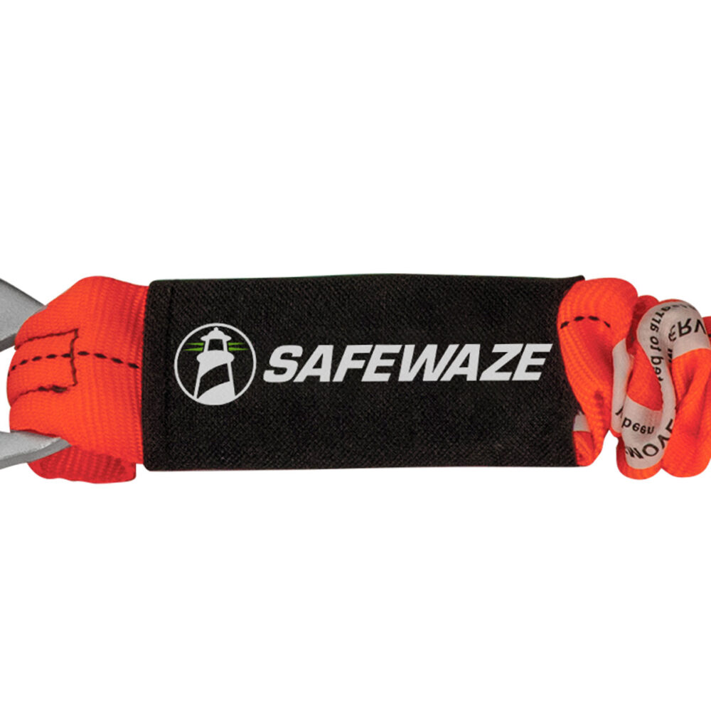 V-Line 6′ Stretch Internal Energy Absorbing Lanyard: Rebar Hook Safewaze