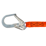 V-Line 6′ Stretch Internal Energy Absorbing Lanyard: Dual Leg, Rebar Hooks Safewaze