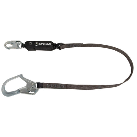 Heavyweight 6′ Energy Absorbing Lanyard: Rebar Hook Safewaze