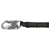 PRO 6′ Stretch Energy Absorbing Lanyard: 12′ FF Dual Leg, Snap Hooks Safewaze