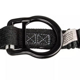 PRO 6′ Stretch Energy Absorbing Lanyard: 12′ FF Dual Leg, Alu Rebar Hooks, Rescue Rings Safewaze
