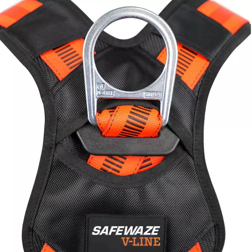 V-Line Construction Harness: 3D, MB Chest, TB Legs Safewaze