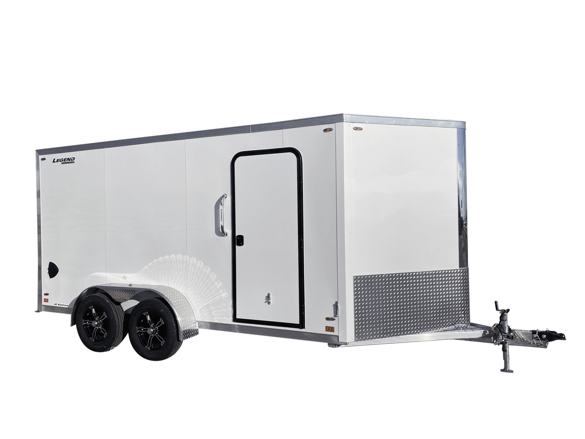 Flat Top V-Nose Aluminum Enclosed Cargo Trailer Legend Trailers
