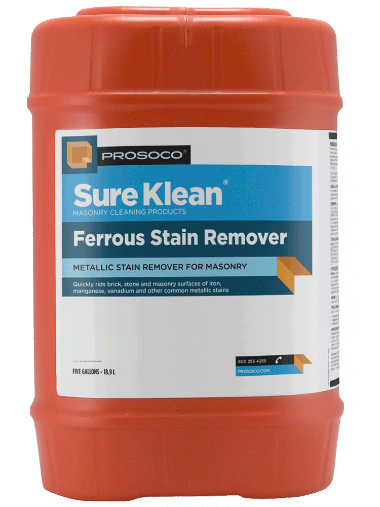 Prosoco Ferrous Stain Remover for Masonry 25 Gallon Prosoco