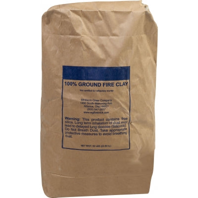 Fire Clay - Pallet of 40 Bags (50 LB. Bags) Mutual Industries