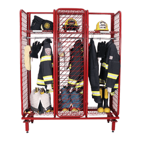 Single Sided Freestanding Red Rack Ready Rack