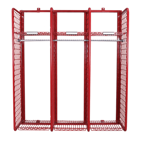 Wall Mounted Red Rack 18"/20"/24" Ready Rack