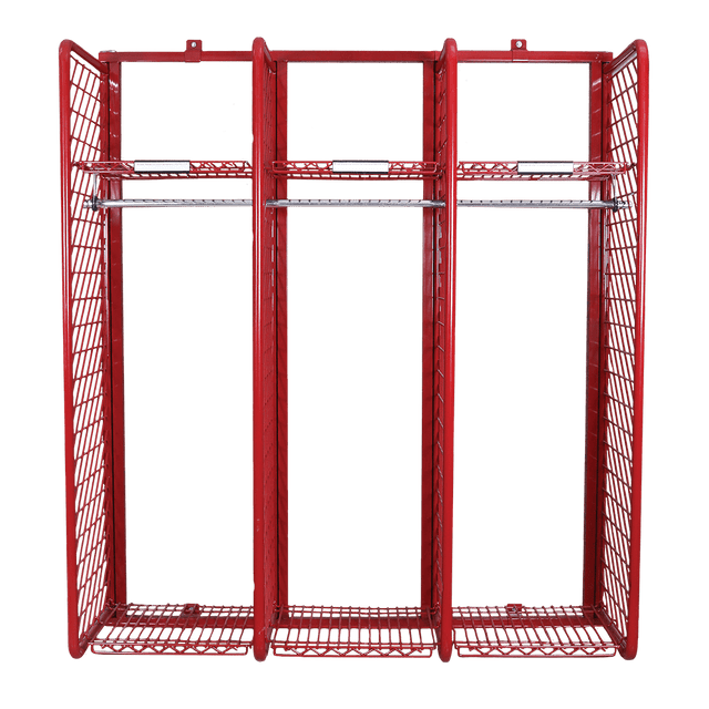 Wall Mounted Red Rack 18"/20"/24" Ready Rack