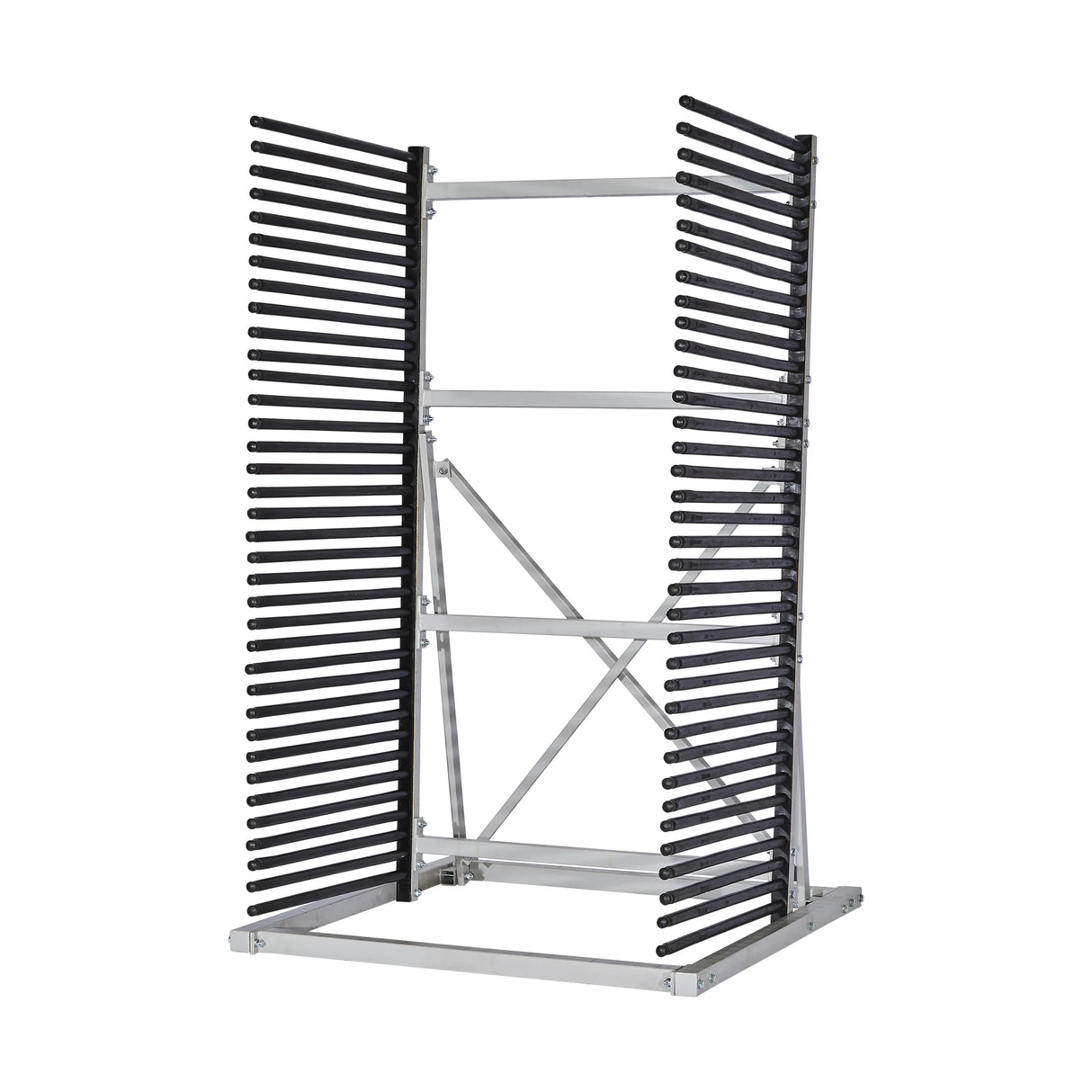 Windshield Racks GWR-S36LAR Groves Inc. Without Casters 40” x 47” x 72”