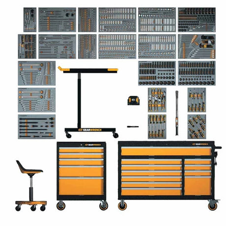 GearWrench MEGAMOD1024 1024-Piece Master Technician Set in Modular Trays with Storage GearWrench