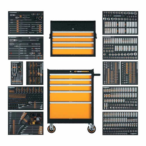 GearWrench MEGAMODPRO 791-Piece Master Technician Set in Modular Trays with Storage GearWrench