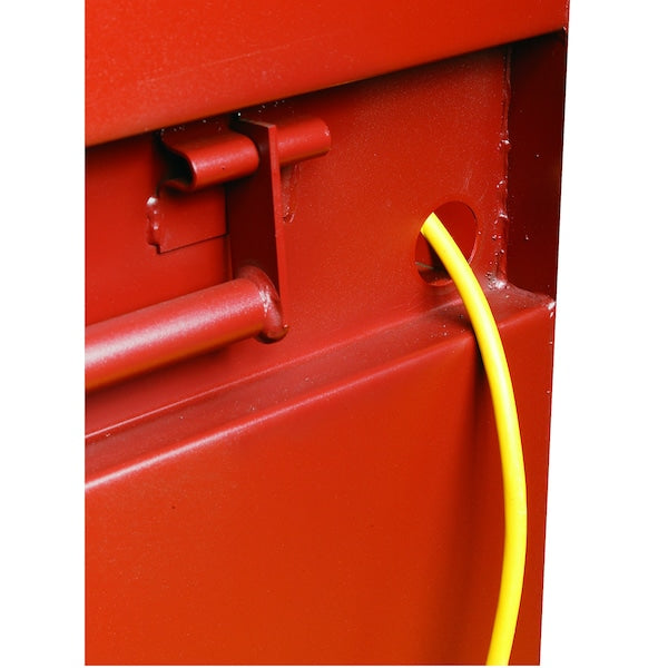 Heavy-Duty Jobsite Cabinet, 24" Deep Two Door Cabinet Crescent