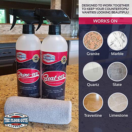 Seal-eez Granite Sealer & Stone Counter Top Sealer 24oz Clean-eez