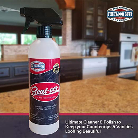 Seal-eez Granite Sealer & Stone Counter Top Sealer 24oz Clean-eez