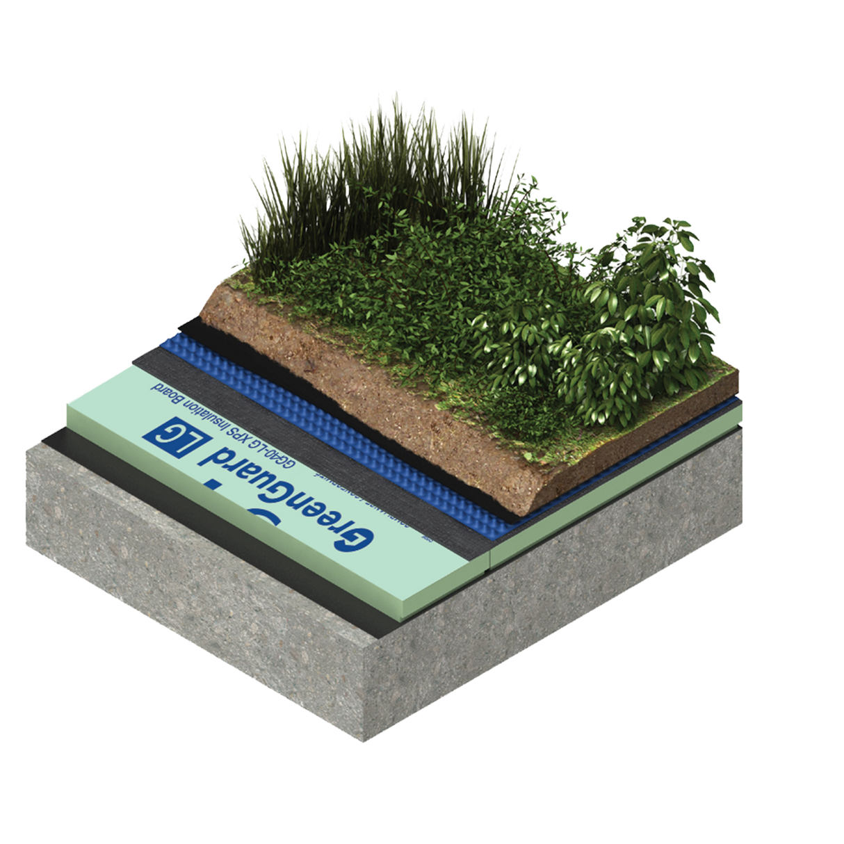 GreenGuard GG40-LG XPS Insulation Board - 4" Kingspan