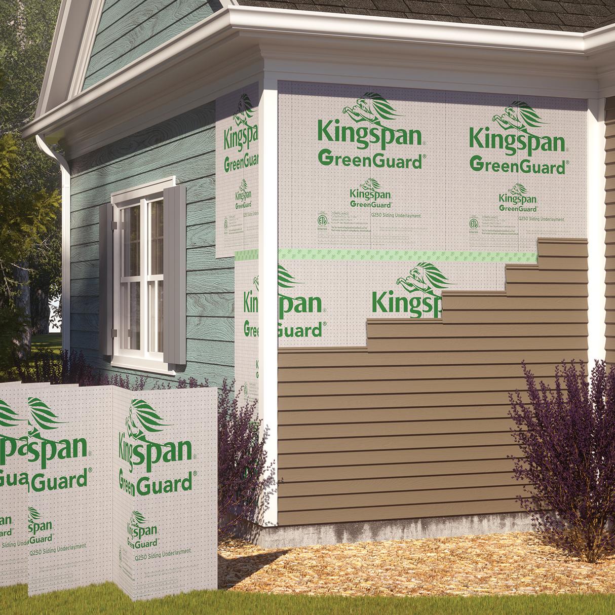 GreenGuard Q250 Fanfold Underlayment Kingspan
