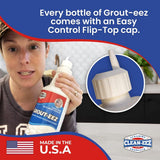 Grout-eez 2 Bottle Kit With FREE Stand Up Grout Brush 32oz Clean-eez