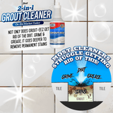 12 Quart Bottles Of Grout-eez With 2 Grout Brushes Clean-eez