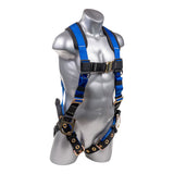 Hammerhead Series Harness 5PT Padded Back QCB Chest Tongue and Buckle Leg Straps SRL Back Plate Side D-Rings Palmer Safety