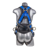 Hammerhead™ Series Harness 5pt., Padded Back, QCB Chest, Tongue & Buckle Leg Straps, SRL Back Plate, Positioning Belt with Side D-Rings Palmer Safety