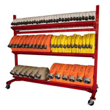 Mobile Hose Cart HC-96-3T Ready Rack 104" 3