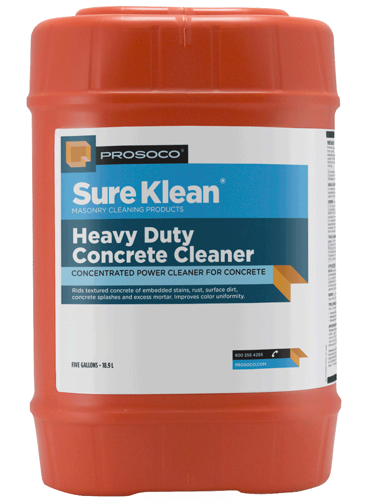 Prosoco Sure Klean Heavy Duty Concrete Cleaner Prosoco