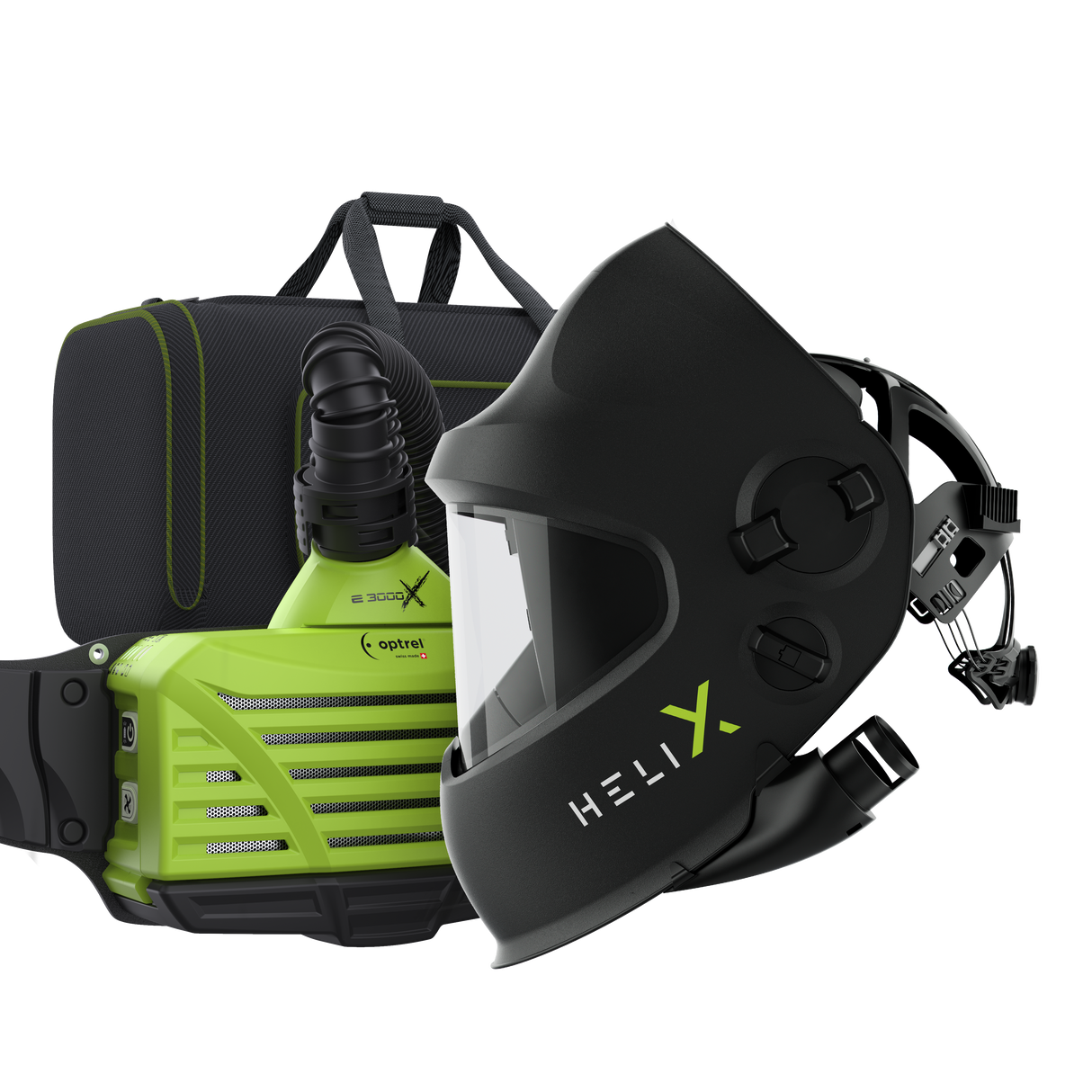 Optrel Helix CLT + e3000X PAPR Welding Helmet Package — "Ready-to-Weld" Bundle