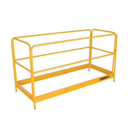 Jobsite Series™ Baker With HD Casters I-CISGRJP MetalTech Scaffold Joined Panel Guardrail