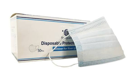 Disposable Protective Face Mask 50 Qty Diamond Tool Store