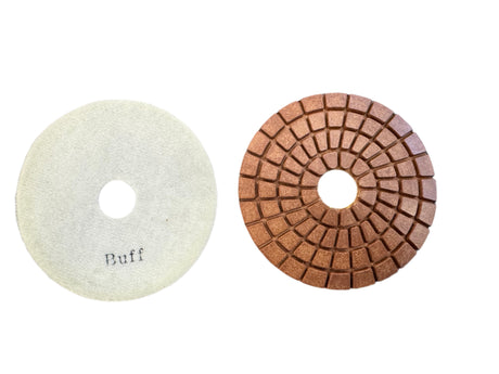 Amigo Diamond Polishing Pads AP4-WHITE Amigo Machines 4" Buff White