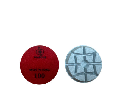 3 Inch White Floor Polishing Pads DPHCP100 Dia Plus 100