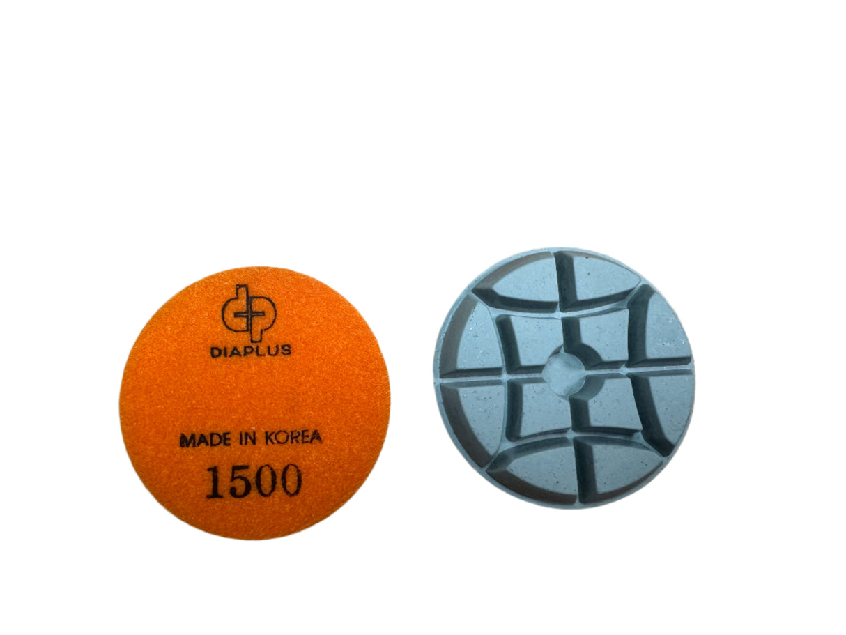 3 Inch White Floor Polishing Pads DPHCP1500 Dia Plus 1500