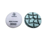 3 Inch White Floor Polishing Pads DPHCP3000 Dia Plus 3000