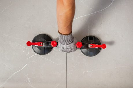 Straight Tile Gap Regulator – Double Leveling Suction Cup Cortag