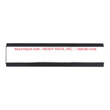 Label Holder / Name Plate - Set of 10 LAB Ready Rack Black Plastic Label Holder