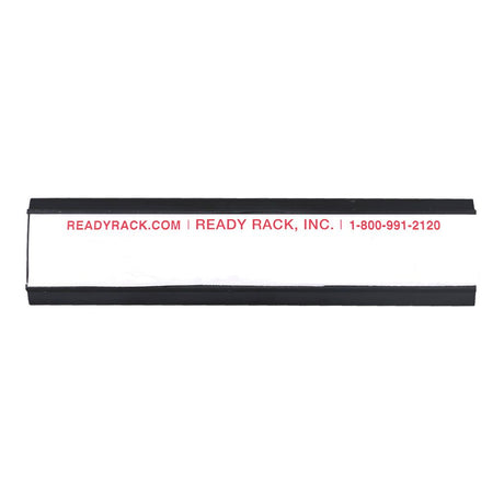 Label Holder / Name Plate - Set of 10 LAB Ready Rack Black Plastic Label Holder