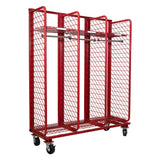 Single Sided Mobile Red Rack 18"/20"/24" Ready Rack