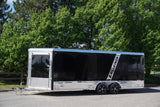 Deluxe Snow 8' Wide Aluminum Enclosed Sport Trailer