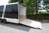 Deluxe Snow 8' Wide Aluminum Enclosed Sport Trailer