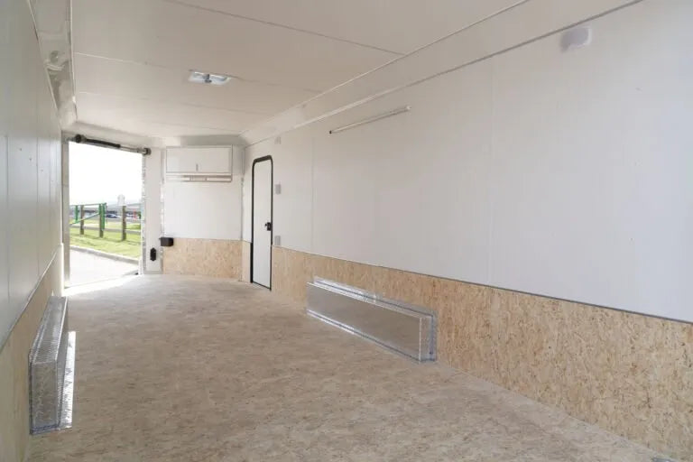 Deluxe Snow 8' Wide Aluminum Enclosed Sport Trailer