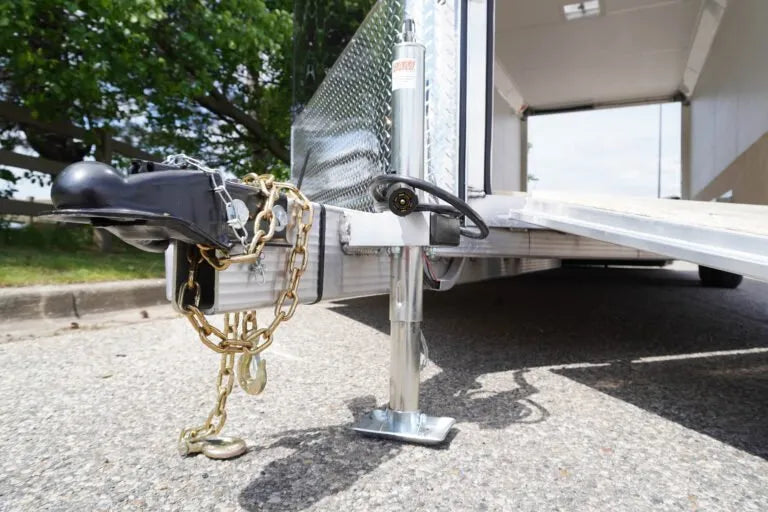 Deluxe Snow 8' Wide Aluminum Enclosed Sport Trailer