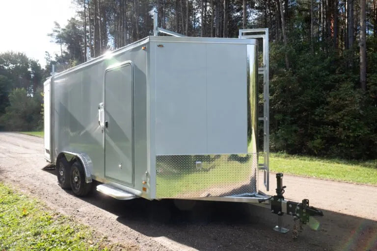 Flat Top V-Nose Aluminum Enclosed Cargo Trailer Legend Trailers