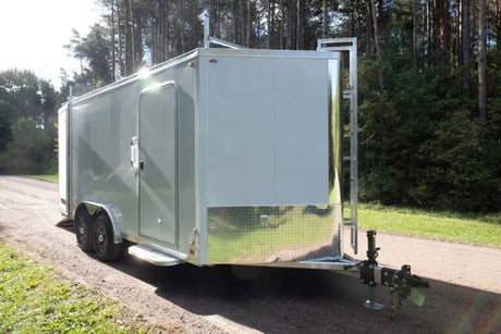 Flat Top V-Nose Aluminum Enclosed Cargo Trailer Legend Trailers